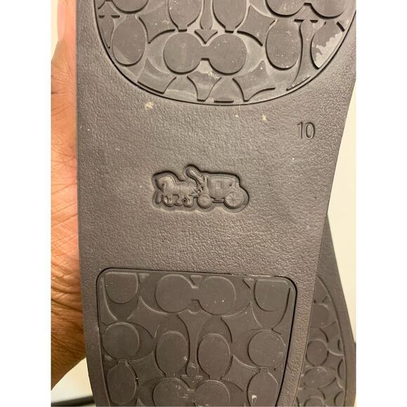 COACH Women's ULI Signature Sport Slide,Khaki/Black, Size 10 - Picture 5 of 5